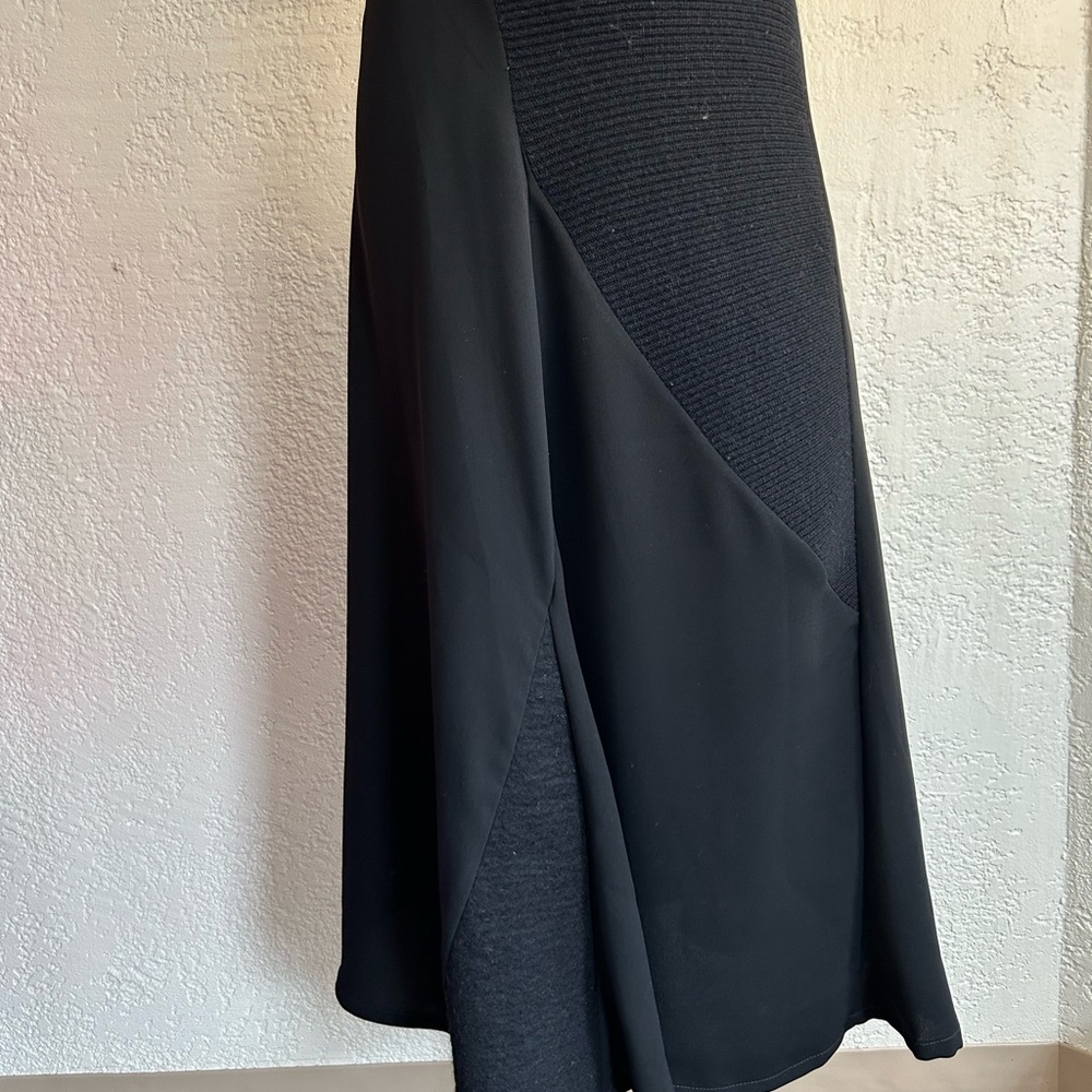 Yohji Yamamoto Black Midi Skirt